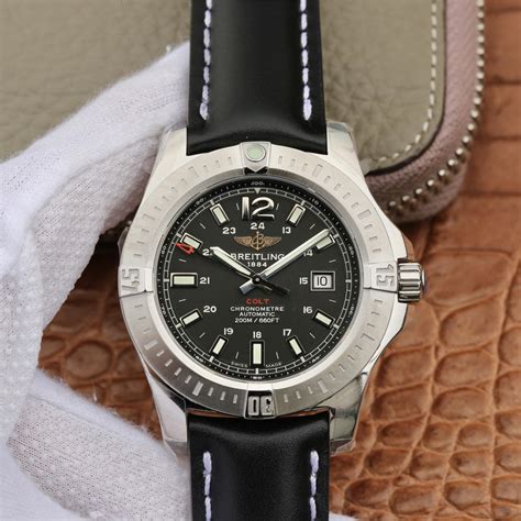 replica breitling leather strap